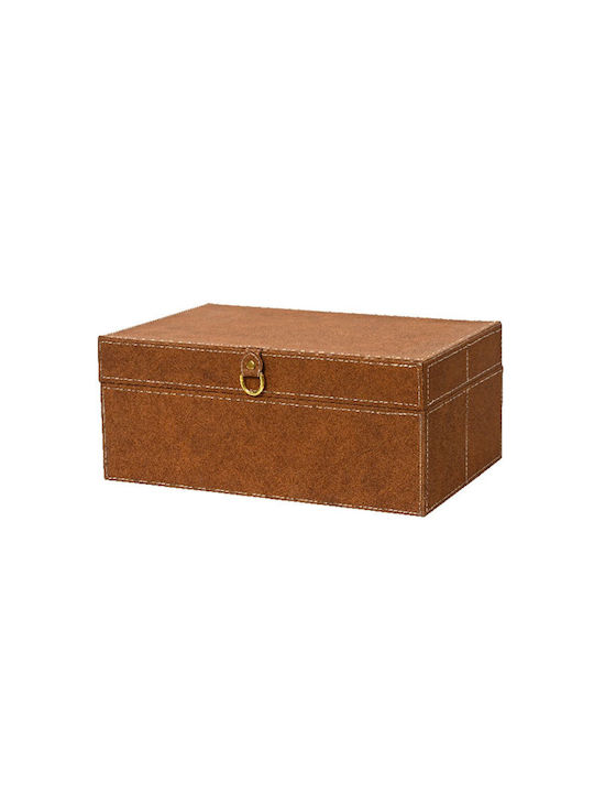 Kaemingk Wooden Decorative Trunk Brown 27x40x16cm