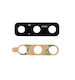 Camera Lens Glass Black for Galaxy A7 2018