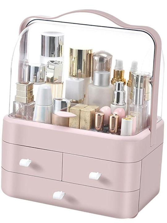 ForHome Kosmetikorganisator mit Schubladen Rosa...