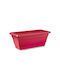 Planter Box Plastic Pink Dark 50x16cm.