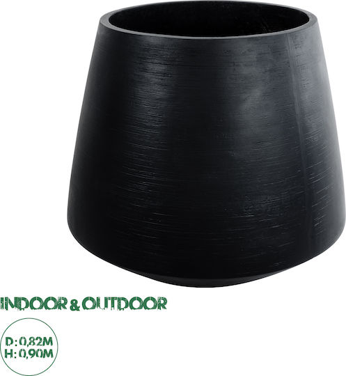 GloboStar Artificial Garden Tijuana Κασπώ Πολυεστερικό Μαύρο 82x82x90εκ.