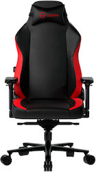 Lorgar Embrace 533 Artificial Leather Gaming Chair with Adjustable Arms Black / Red