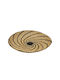 Decostar Wall Decor Plate Black Wicker Material 40x40cm