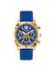 Guess Watch Battery with Blue Rubber Strap