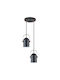 Ravenna Vertical Pendant Light Two-Light Black