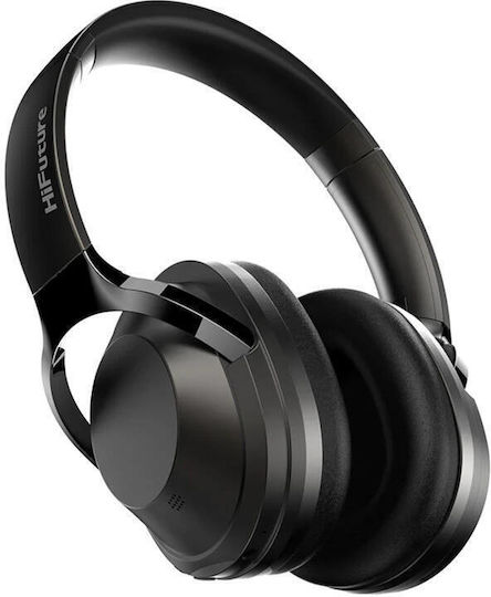 HiFuture FutureTour Pro Wireless / Wired Over Ear Headphones with 35 hours of Operation and Quick Charge Black