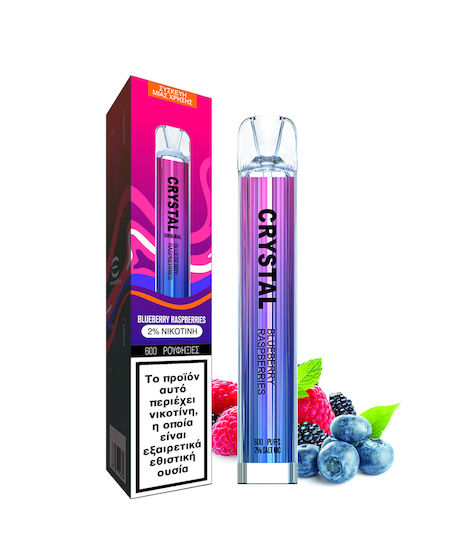 SKE Crystal Einweg E-Zigarette 600 Züge Blueberry Raspberries 2ml 20mg