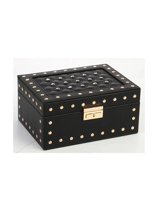 ForHome Jewellery Box Black 20x15x9cm