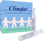 Omega Pharma Clinofar Saline Nasal Ampoules for All Ages 15pcs