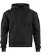Sweatshirt With Hood Black