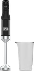 Black & Decker Hand Blender with Stainless Rod 1500W Black