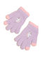 Kids Gloves Knitted Lilac