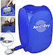 Air-o-dry Plastic Folding Electric Floor Clothes Drying Rack 800W