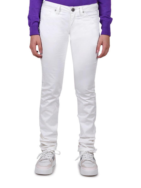Damen Stoff Hose Weiß