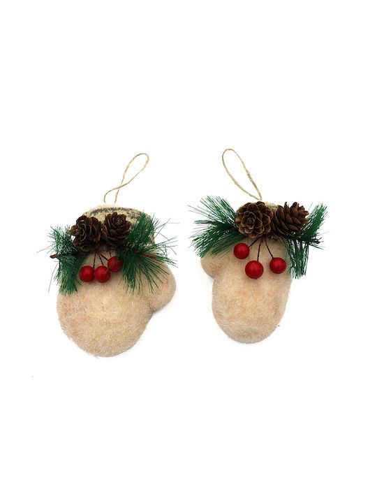 Christmas Set Ornaments Beige