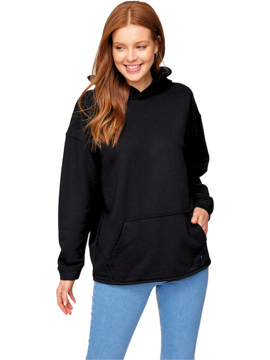 Tamaris Women's Hooded Sweatshirt Black