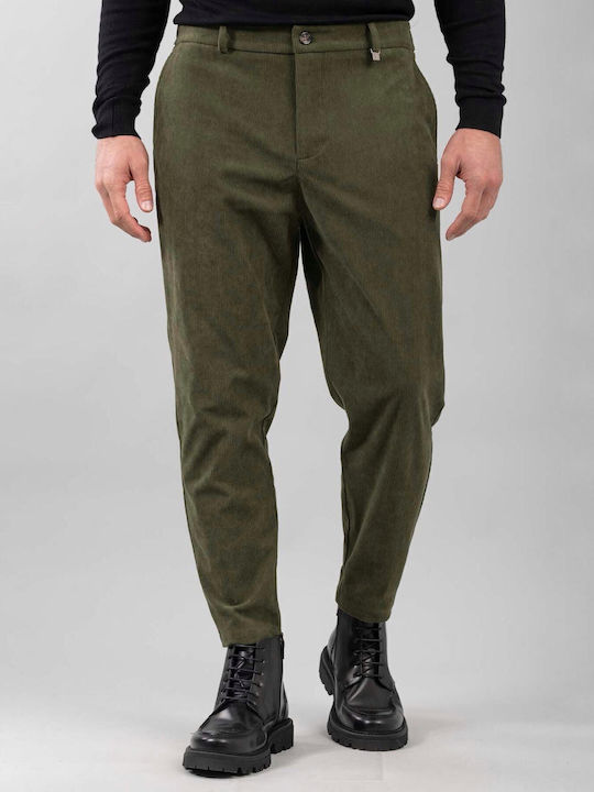 Pantaloni cu Croială Largă Khaki