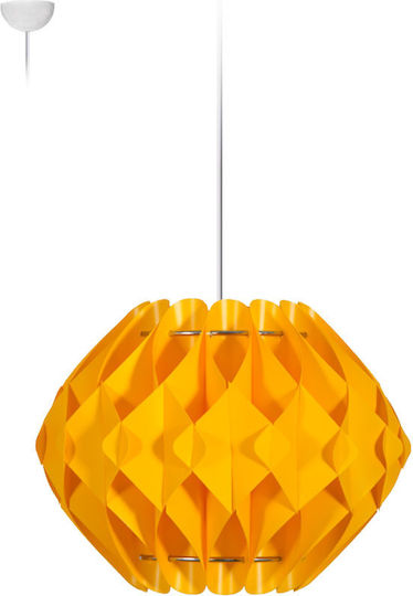 Starlight Nova S2 Hängelampe Gelb mit Fassung E14, E.14 25x25cm. BOX mit Kabelaufhängung