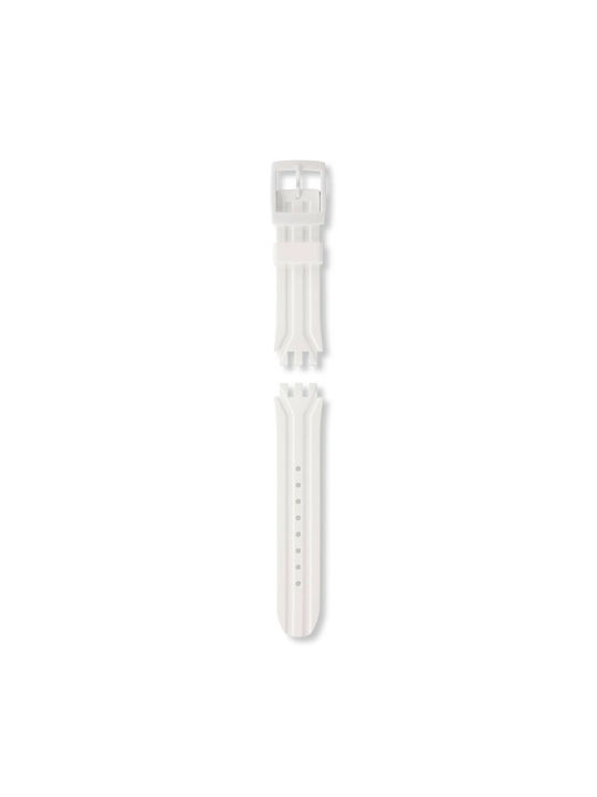 Swatch Rubber Strap White 19mm