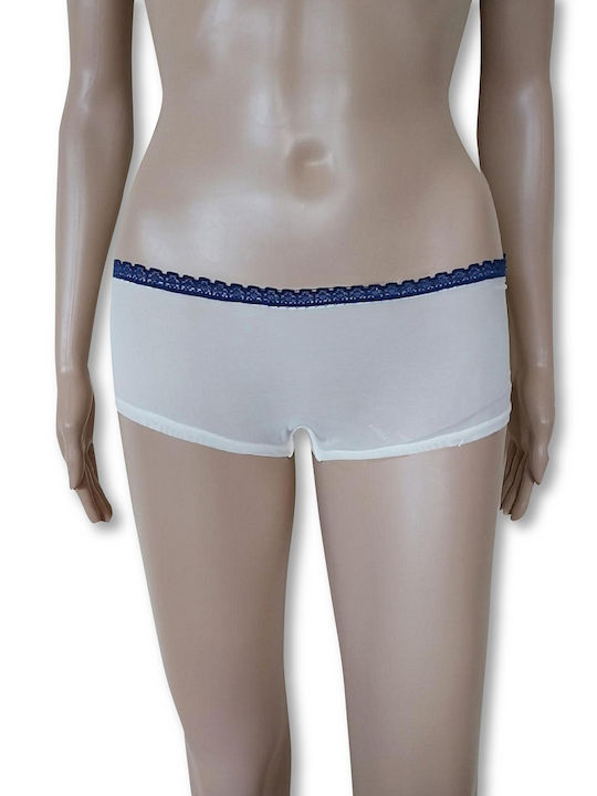 Femei Boxer 3Pack cu Dantelă Beige