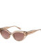 Gigi Barcelona Delilah Women's Sunglasses with Pink Plastic Frame and Pink Lens 6720/0