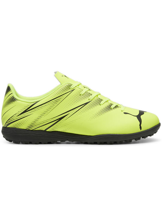 Puma Attacanto Low Football Shoes TT with Molded Cleats Yellow