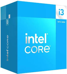 Intel Core i3-14100 3.5GHz Επεξεργαστής 4 Πυρήνων για Socket 1700 σε Κουτί με Ψύκτρα