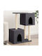 vidaXL Scratching Post Cat Trees Gray 74x35x86cm