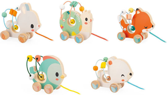 Janod Animal made of Wood for 12++ Months (Various Designs/Assortments of Designs) 1pc