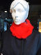 Women's Furry Neck Warmer Red