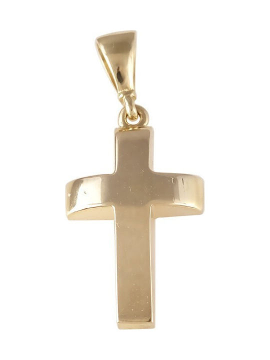 Herren Gold Kreuz 14K