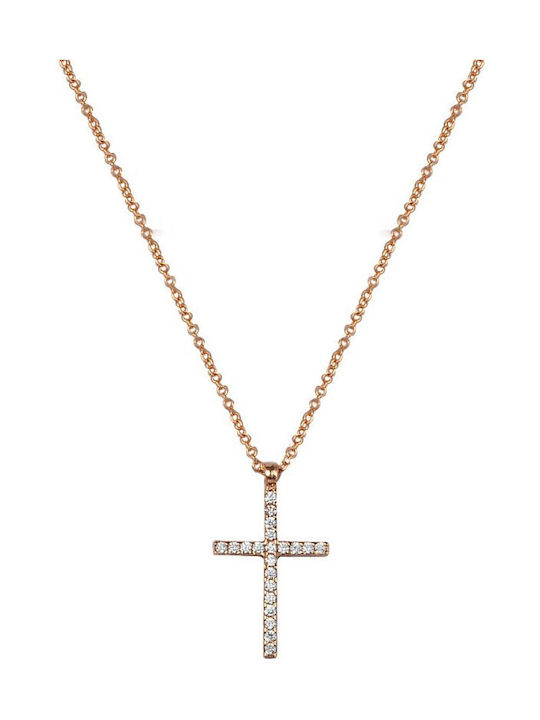 Vergoldet Kreuz mit Kette