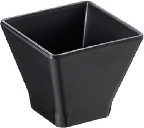 Leone Serving Bowl Round made of Melamine Black 12pcs