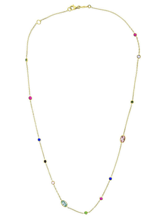 Xrisokosmima Gold Set Bracelet & Necklace 14K