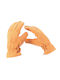 Roeg Herren Motorradhandschuhe Leder Gelb