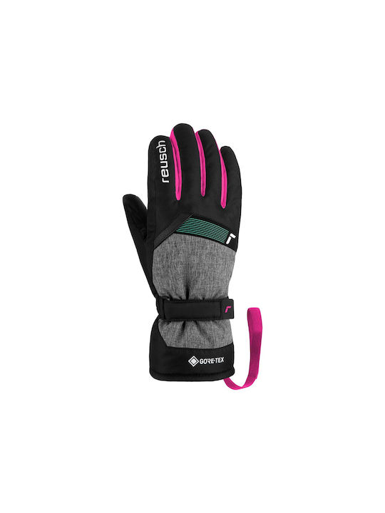 Reusch 6261305 7771 Kids Ski & Snowboard Gloves with Gore-Tex Black