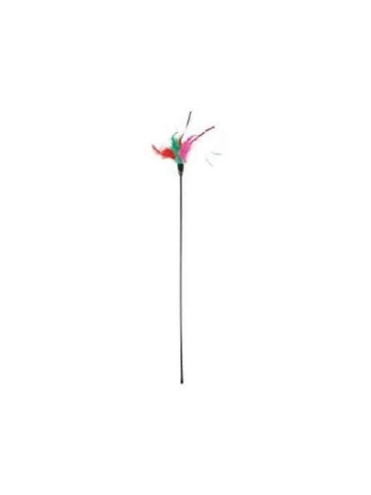 Flamingo Feathers Cat Toy Rod