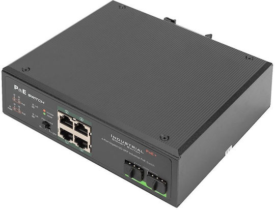 Digitus Unmanaged L2 PoE+ Switch with 4 Ethernet Ports
