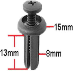 Car Plastic Clips 6pcs Car Plastic Clips 6pcs