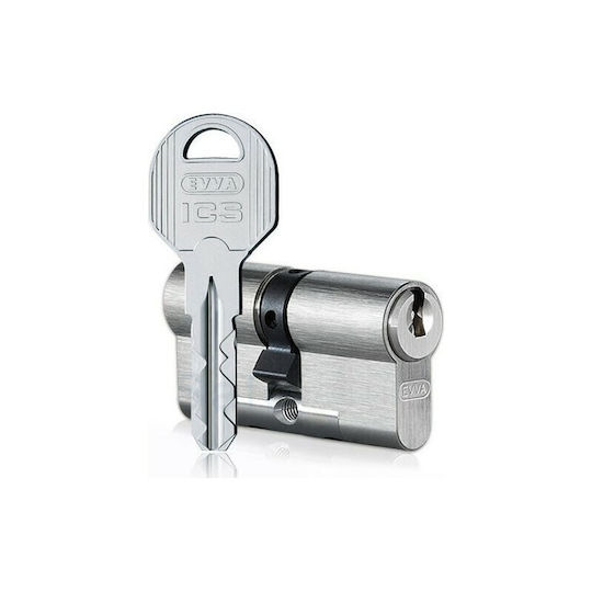 EVVA Lock Cylinder Security Ics 100mm (50-50) Silver