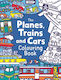 Planes Trains And Cars Colouring Book