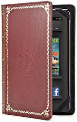 Verso Prologue Antik Klappdeckel Tablet Hülle Universell 7 Rot