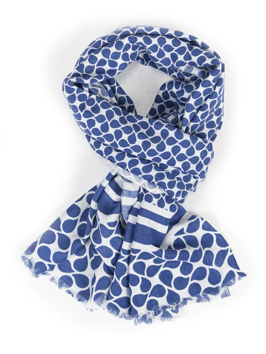 Dario Beltran Men's Scarf Blue