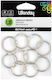 Wonday Key Rings 5pcs in Silver Color