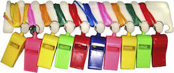 Plastic Whistles with Cordon Bleu (Μiscellaneous colours)