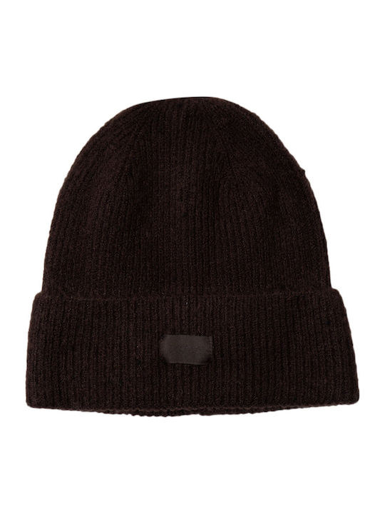 Beanie Ανδρικός Σκούφος Πλεκτός σε Μαύρο χρώμα