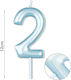 Birthday Candle Number in Blue Color