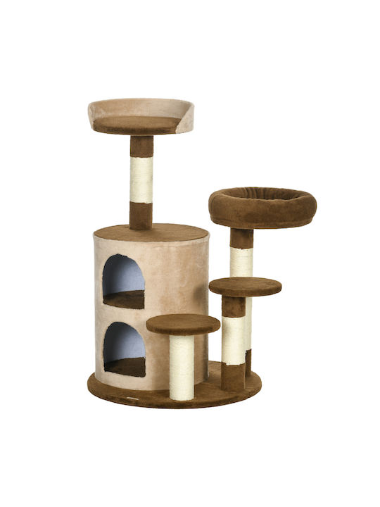 Pawhut Cat Scratching Post Brown with Width 30cm.