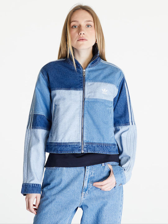 Oversized denim hot sale jacket skroutz