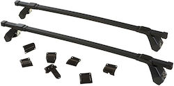 Hermes Gs1 Car Roof Bars Metallic Universal Daihatsu Cuore 5D 2007-2011 Black